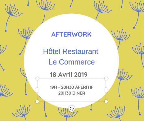 Afterwork - 18 avril - Le commerce - L'apéritif