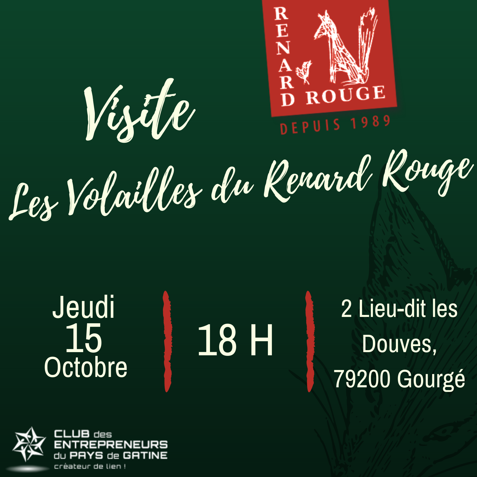 Visite d'entreprise Les Volailles du Renard Rouge