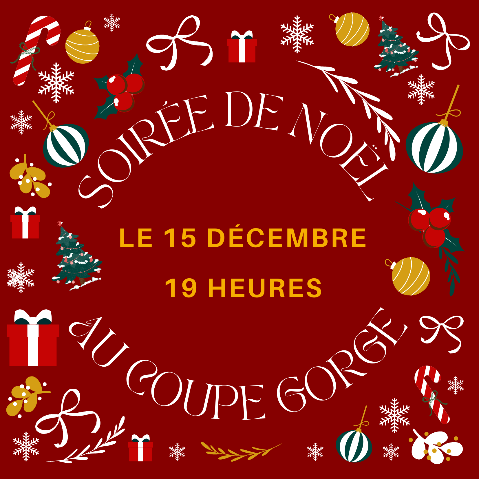 NOËL DU CLUB !